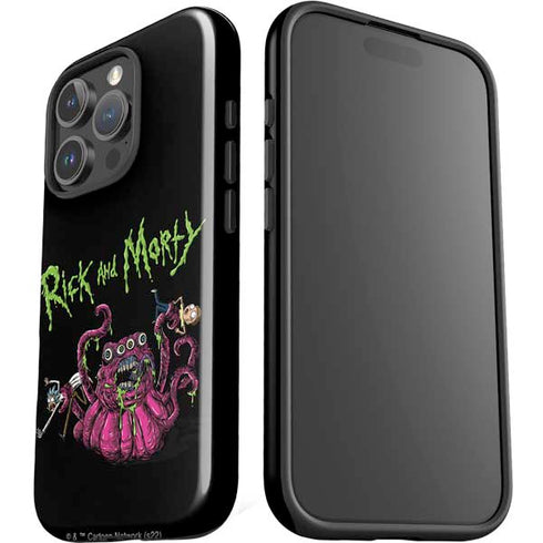 Adult Swim Rick and Morty Tentacle Attack iPhone 16 Pro Impact Case